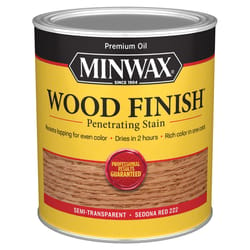 Minwax Wood Finish Semi-Transparent Sedona Red Oil-Based Penetrating Wood Stain 1 qt