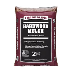 Timberline Brown Hardwood Mulch 2 cu ft