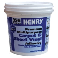 Henry 356 MultiPro Premium Multipurpose High Strength Carpet & Sheet Vinyl Adhesive 1 qt