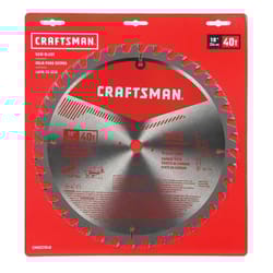 Craftsman 10 in. D X 5/8 in. Carbide Circular Saw Blade 40 teeth 1 pk