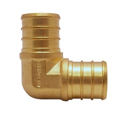 Apollo 3/4 in. PEX Barb in to X 3/4 in. D Barb Brass 90 Degree Elbow