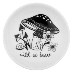 Karma 1 in. H X 2.75 in. L Porcelain Ring Bowl