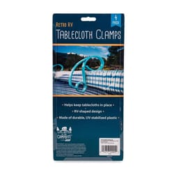 Camco Life is Better at the Campsite Tablecloth Clamps 1 pk