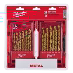 Milwaukee Thunderbolt High Carbon Steel Drill Bit Set 3-Flat Shank 29 pc