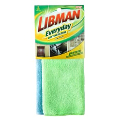 Libman Microfiber Dusting Cloth 11.8 in. W X 11.8 in. L 2 pk