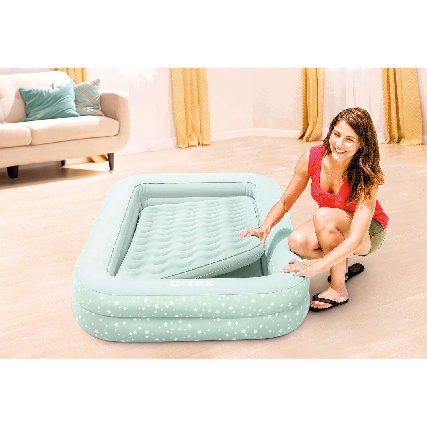 Intex - Kidz Travel Bed with Hand Pump