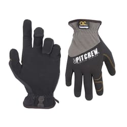 CLC Pit Crew Men's Mechanic's Glove Black/Gray XL