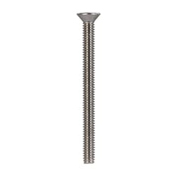HILLMAN No. 8-32 Ga. X 2 in. L Phillips Flat Head Stainless Steel Machine Screws 100 pk