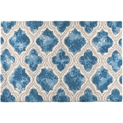 Simple Spaces 21 in. W X 33 in. L Multi-Color Marrakesh Tile Polyester Accent Rug