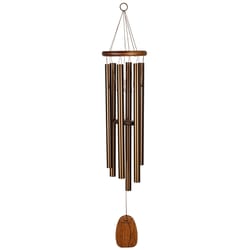 Woodstock Chimes Bronze Aluminum/Wood 40 in. Wind Chime