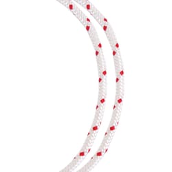 Koch 1/4 in. D X 50 ft. L Red/White Diamond Braided Polyester Rope