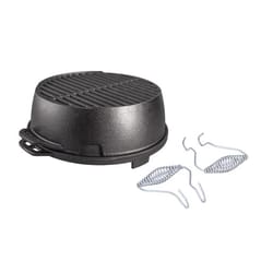 Lodge 12 in. Charcoal Grill Black