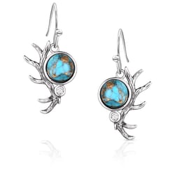 Montana Silversmiths Women's Kristi Titus Sterling Silver/Turquoise Earrings