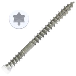 Screw Products PICO No. 8 X 2 in. L Star White Wood Screws 1 lb 164 pk