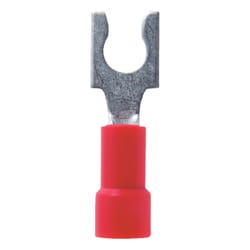 Jandorf 22-18 Ga. Insulated Wire Terminal Spade Red 5 pk