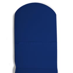 Jordan Manufacturing Blue Polyester Adirondack Cushion