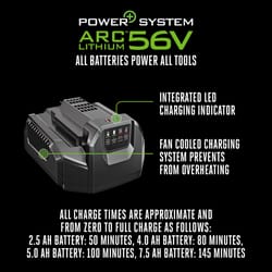 EGO 56V Power+ CH2100 Lithium-Ion Battery Charger 1 pc