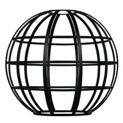 Westinghouse Round Black Steel Globe 1 pk
