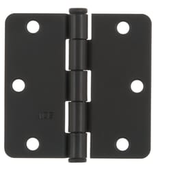 Ace 3-1/2 in. L Black Residential Door Hinge 3 pk