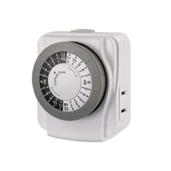 Intermatic Indoor Plug In Timer 125 V White - Ace Hardware