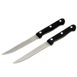 Chef Craft 4.5 in. L Stainless Steel Steak Knife Set 2 pc