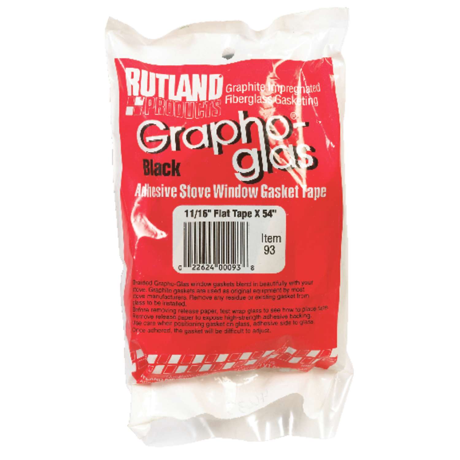 Rutland GraphoGlas Fiberglass Flat Stove Window Gasket Ace Hardware