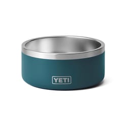 YETI Boomer Agave Teal Stainless Steel 8 cups Pet Bowl For Dogs
