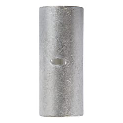 Jandorf 2 Ga. Uninsulated Wire Terminal Butt Splice Silver 2 pk