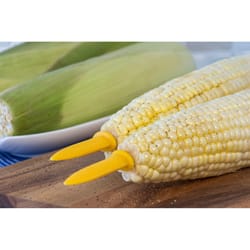 Fox Run Yellow Stainless Steel Jumbo Corn Holders