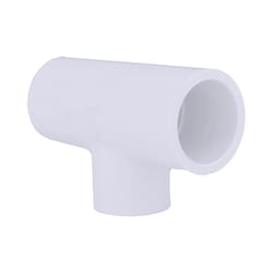 Charlotte Pipe Schedule 40 3/4 in. Slip X 3/4 in. D Slip PVC Reducing Tee 1 pk