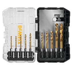 DeWalt Titanium Impact Ready Drill Bit Set 10 pc