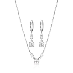 Montana Silversmiths Women's Crystal Silver Jewelry Sets Water Resistant