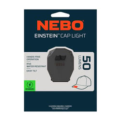 NEBO Einstein 50 lm Black LED COB Cap Light