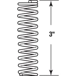 Prime-Line 3 in. L X 7/8 in. D Compression Spring 2 pk