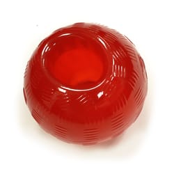 Spot Play Strong Red Solid TPR Rubber Ball 1 pk