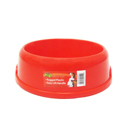 Hilo Red Plastic 28 oz Pet Dish For Dog