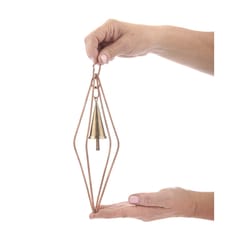 Good Directions Diamond with Bells Rain Chain Clip 3.5 in. W X 102 in. L