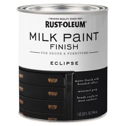 Rust-Oleum Matte Eclipse Water-Based Acrylic Milk Paint 1 qt