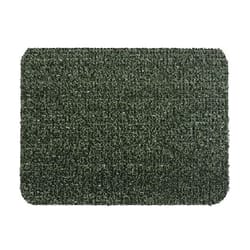 GrassWorx Clean Machine 18 in. W X 24 in. L Green Astroturf Door Mat