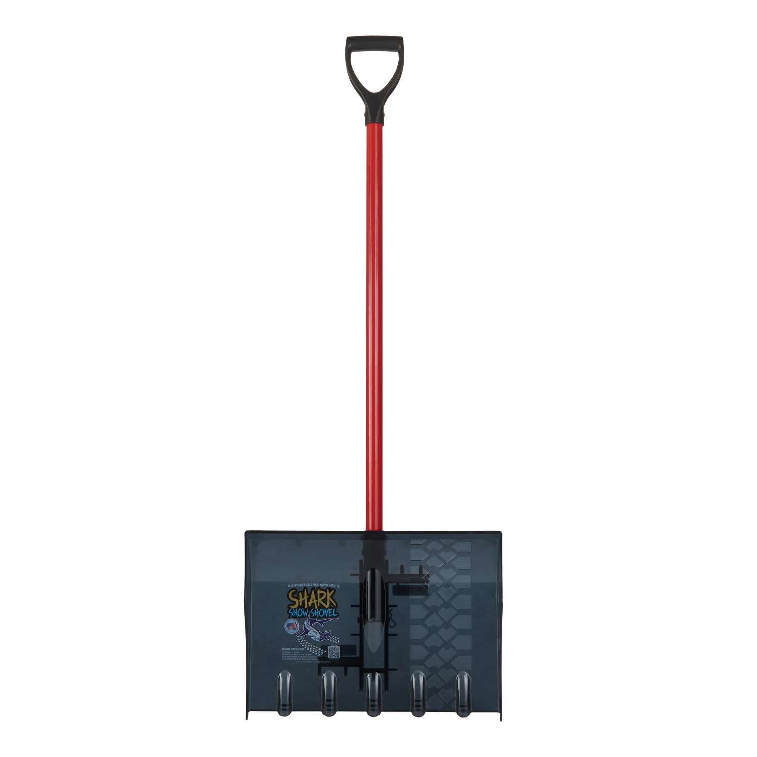 Teeth Down 18 in. W X 51 in. L Poly Snow Shovel Ace Hardware