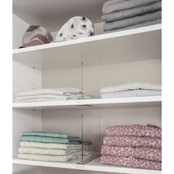 Easy Track 0.62 in. H X 34.8 in. W X 14 in. L Wood Laminate Closet Organizer Shelf