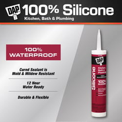 DAP Clear Silicone Kitchen and Bath Sealant 10.1 oz