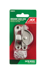 Ace Silver Brass Window Lock 1 pk