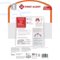 First Alert Battery-Powered Photoelectric Smoke and Carbon Monoxide Combination Pack 2 each