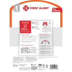 First Alert Battery-Powered Photoelectric Smoke and Carbon Monoxide Combination Pack 2 each