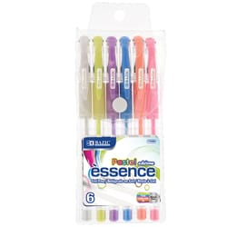 Bazic Products Essence Assorted Pastel Gel Pen 6 pk