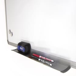 Bazic Products 24 in. H X 36 in. W Screw-Mounted Magnetic Dry Erase Board Value Pack