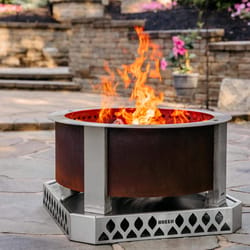 Breeo X30 Stainless Steel Fire Pit Base 4.5 in. H X 31.6 in. W