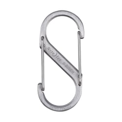 Nite Ize S-Biner 1.8 in. D Stainless Steel Silver Carabiner Key Holder