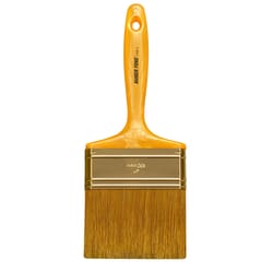 Wooster Amber Fong 4 in. Flat Oil-Based Paint Brush